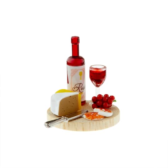 12 Pack: Mini Wine, Cheese &#x26; Fruit Plate by Make Market&#xAE;